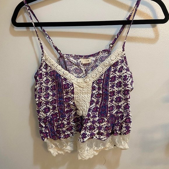 Purple Crop Top, size XS - Picture 1 of 2